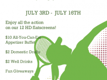 41 Blank Tennis Flyer Template Free in Word by Tennis Flyer Template Free