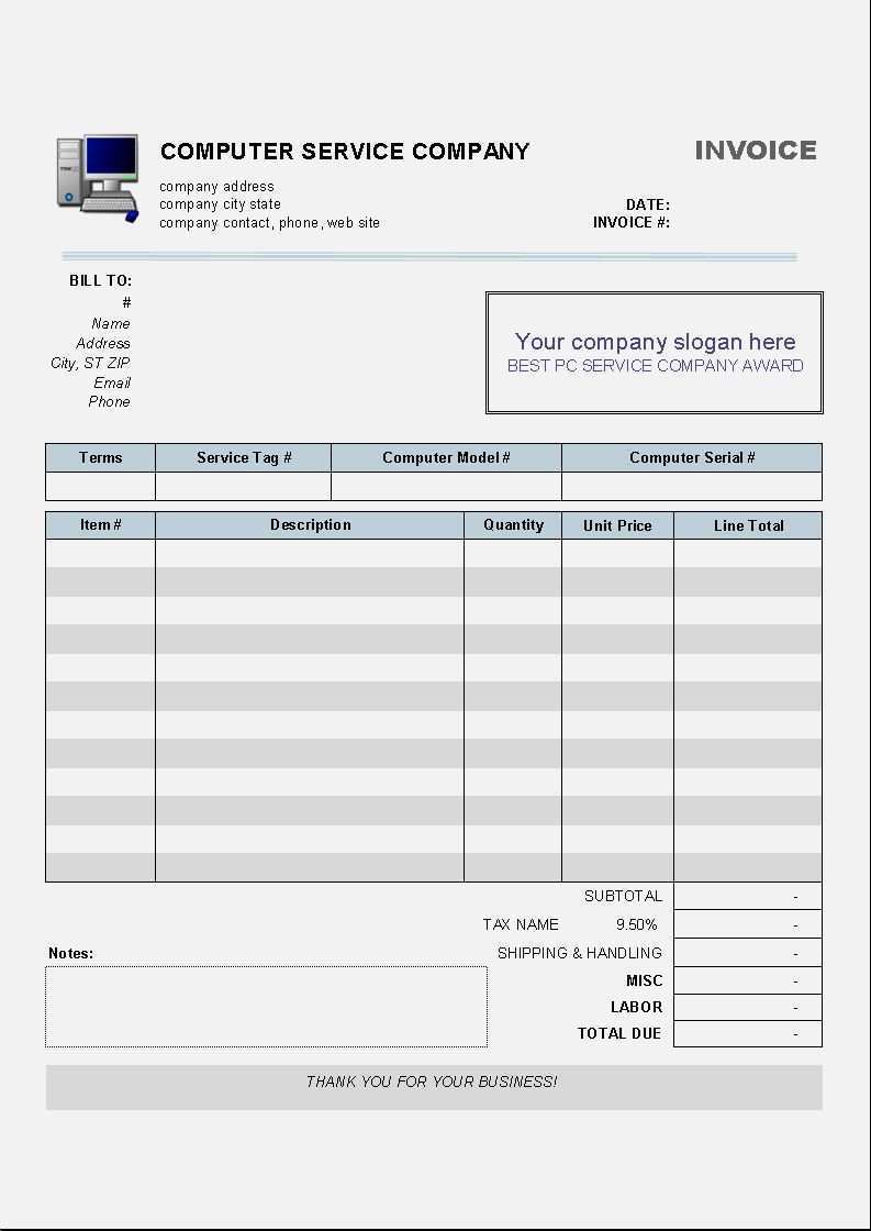 Contractor Invoice Template Google Docs Cards Design Templates