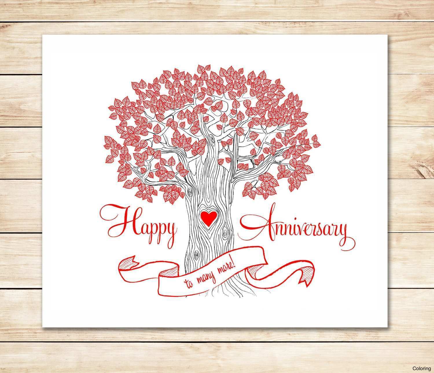 41 Create 5 Year Anniversary Card Template for Ms Word by 5 Year Anniversary Card Template