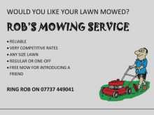 Lawn Mowing Flyer Template