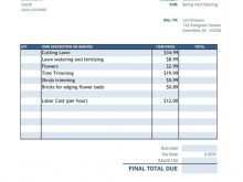 41 Creating Lawn Service Invoice Template Excel Formating for Lawn Service Invoice Template Excel
