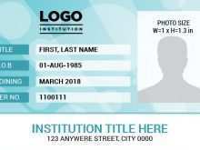 Template For Id Card By Word