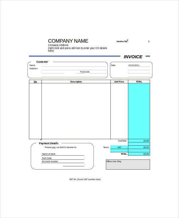 self employed contractor invoice template cards design templates