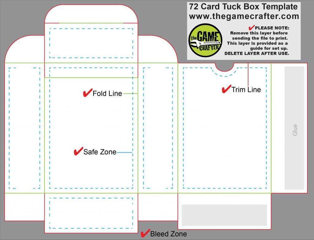 41 Customize Our Free Card Box Template Generator Layouts by Card Box