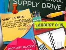 41 Format School Supply Drive Flyer Template Free For Free with School Supply Drive Flyer Template Free