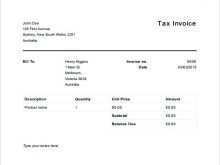 41 Format Tax Invoice Template For Mac Templates with Tax Invoice Template For Mac