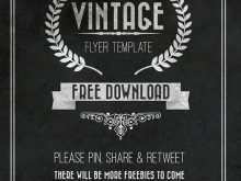 41 Format Vintage Flyer Template Templates with Vintage Flyer Template