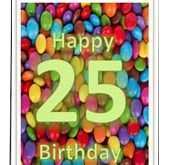 41 Free 25Th Birthday Card Template Maker with 25Th Birthday Card Template