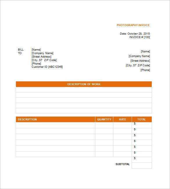 Microsoft Word Invoice Template 2015 from legaldbol.com