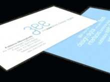 Double Sided Business Card Template For Word