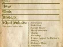 41 Hogwarts Class Schedule Template for Hogwarts Class Schedule Template