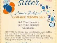 41 How To Create Babysitter Flyers Template Now with Babysitter Flyers Template
