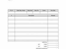 41 How To Create Blank Billing Invoice Template in Word for Blank Billing Invoice Template