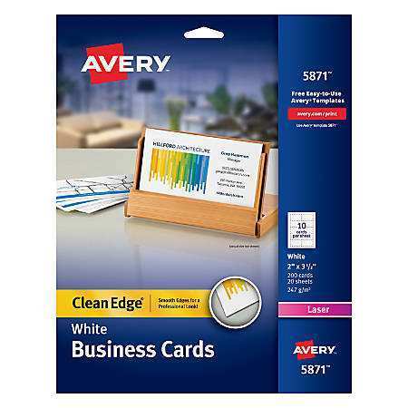 41 Online Business Card Template Avery 28878 Formating for Business Card Template Avery 28878