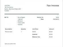 Tax Invoice Template Excel Malaysia
