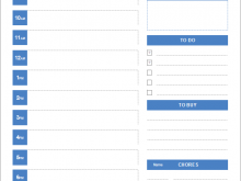 41 Printable Daily Agenda Calendar Template for Ms Word by Daily Agenda Calendar Template