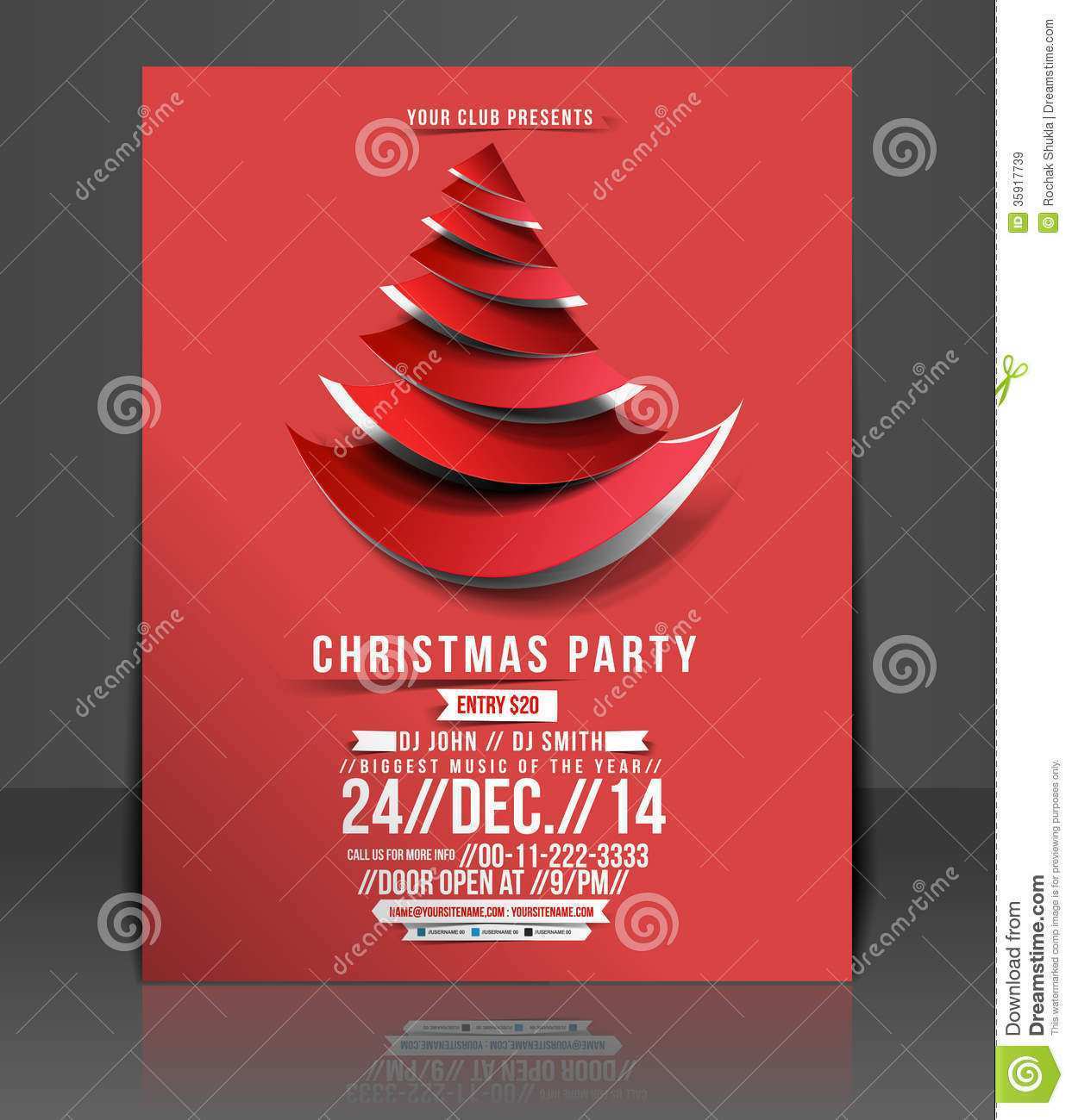 41 Report Christmas Party Flyer Template Free in Photoshop by Christmas Party Flyer Template Free