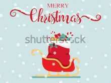 41 Report Christmas Sleigh Card Template Maker with Christmas Sleigh Card Template