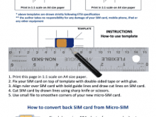 41 Report Sim Card Template Printable Now for Sim Card Template Printable