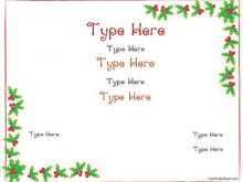 41 Standard Blank Christmas Card Template Printable Now by Blank Christmas Card Template Printable