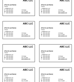 41 Standard Business Card Templates Excel in Word by Business Card Templates Excel