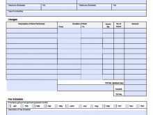 41 Standard Contractor Service Invoice Template for Ms Word with Contractor Service Invoice Template