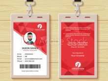 41 Standard Employee Id Card Template Illustrator For Free by Employee Id Card Template Illustrator