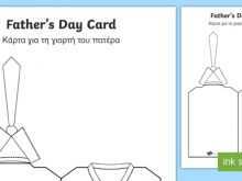 41 Standard Father S Day Tie Card Craft Template Maker for Father S Day Tie Card Craft Template