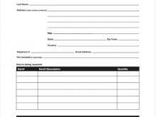 Equipment Repair Invoice Template