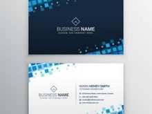 Name Card Layout Template