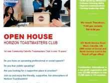 41 Visiting Toastmasters Open House Flyer Template For Free with Toastmasters Open House Flyer Template