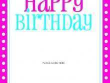 Word Birthday Card Templates Half Fold