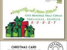 42 Blank Christmas Card Address Template Layouts by Christmas Card Address Template