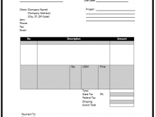 42 Blank Consulting Company Invoice Template For Free for Consulting Company Invoice Template