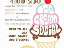 42 Blank Ice Cream Party Flyer Template With Stunning Design with Ice Cream Party Flyer Template