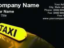 42 Blank Taxi Name Card Template Templates with Taxi Name Card Template
