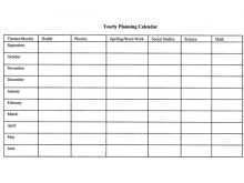 42 Blank Yearly Class Schedule Template for Ms Word by Yearly Class Schedule Template