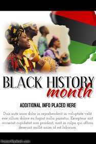 42 Create Black History Month Flyer Template Free Now by Black History Month Flyer Template Free