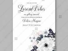 Wedding Invitation Card Template Vector/Illustration