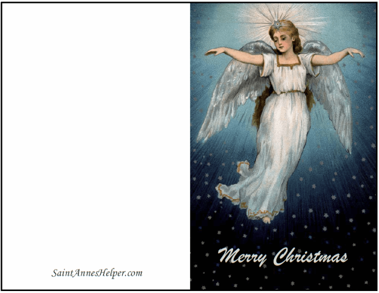 42 Creative Christmas Card Angel Template PSD File by Christmas Card Angel Template