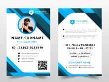 42 Creative Id Card Template With Flat Design Templates by Id Card Template With Flat Design