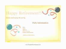 42 Creative Retirement Party Flyer Template Download for Retirement Party Flyer Template