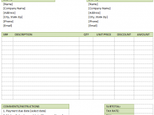 Tax Invoice Template For Word