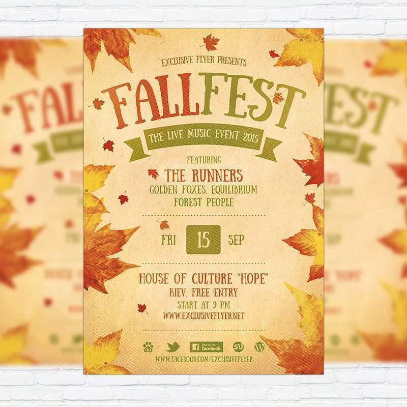 42 Customize Our Free Fall Festival Flyer Templates Free Formating by Fall Festival Flyer Templates Free