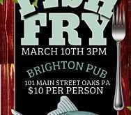 42 Format Fish Fry Flyer Template Free in Word with Fish Fry Flyer Template Free