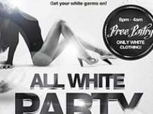 42 Format Free All White Party Flyer Template Download for Free All White Party Flyer Template