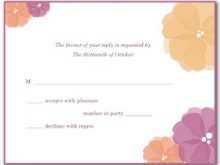 42 Format Free Printable Wedding Response Card Template Now with Free Printable Wedding Response Card Template