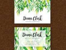 42 Format Leaf Business Card Template Download in Photoshop with Leaf Business Card Template Download