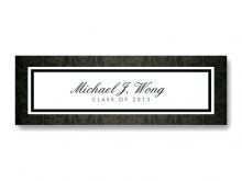 42 Format Name Card Template For Graduation Announcements for Ms Word for Name Card Template For Graduation Announcements