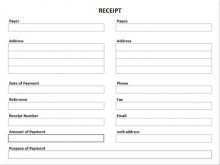 42 Free Blank Receipt Template Pdf Templates by Blank Receipt Template Pdf